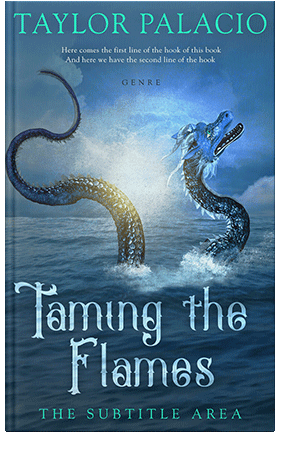 Pre Made Book Cover Chambray