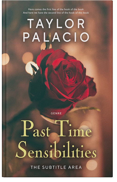 Front view of Taupe #4623 - Premade Romance Book Cover