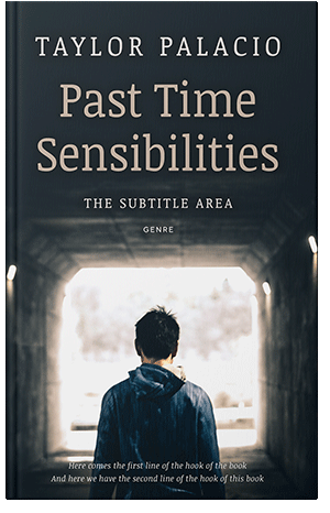 Pre Made Book Cover Swirl