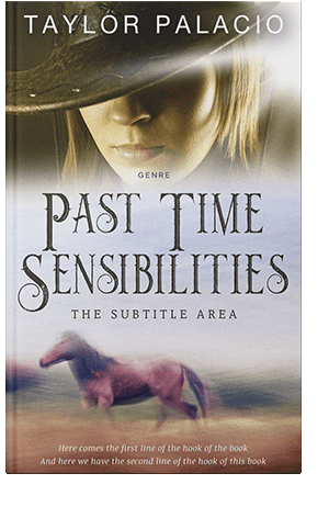 Pre Made Book Cover Swirl