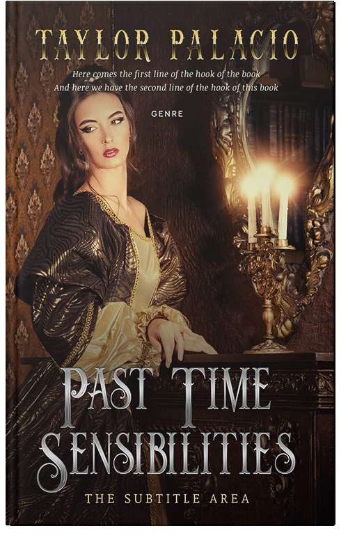 Front view of Indian Khaki #4631 - Premade Historical Book Cover