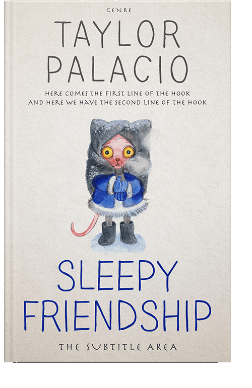 Front view of Pampas #4644 - Premade Literary Fiction Book Cover