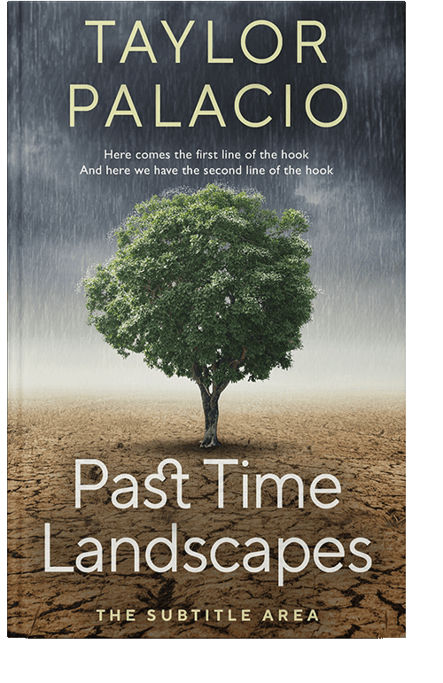 Front view of Lunar Green #4653 - Premade Science & Nature Book Cover