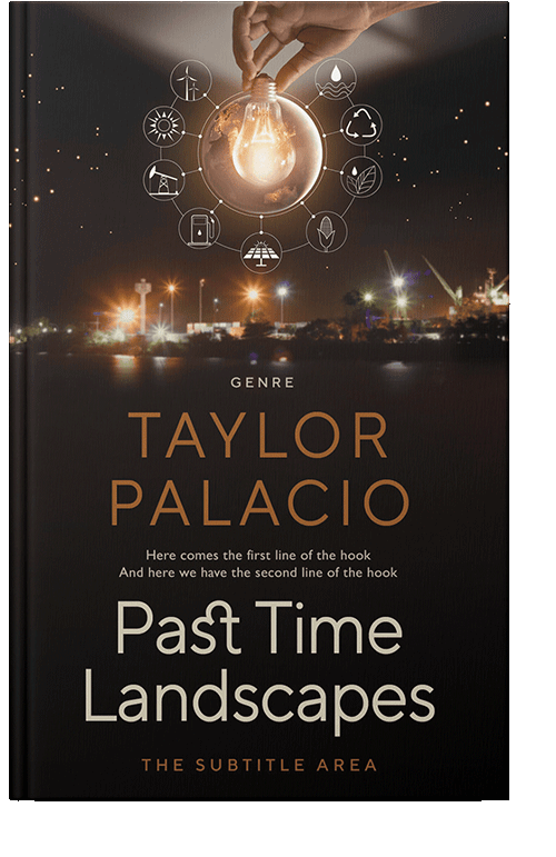 Front view of Night Rider #4655 - Premade Business Book Cover