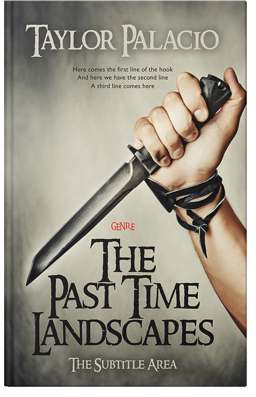 Front view of Premade Mystery & Thriller & Suspense Book Cover - Taupe Gray