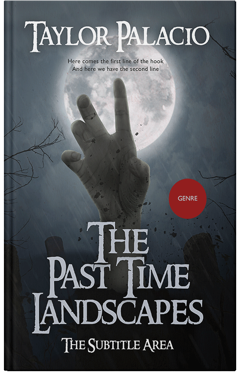 Front view of Outer Space #4661 - Premade Horror Book Cover