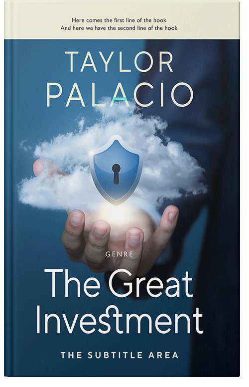 Front view of Premade Business Book Cover - Iron