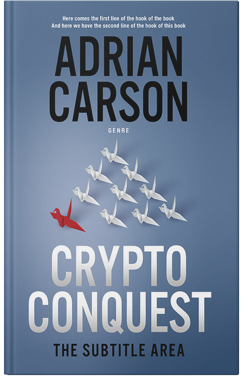 Front view of Hoki #4687 - Premade Self-Improvement & Self-Help Book Cover