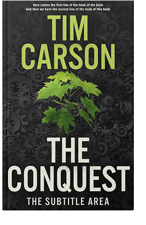 Pre Made Book Cover Log Cabin