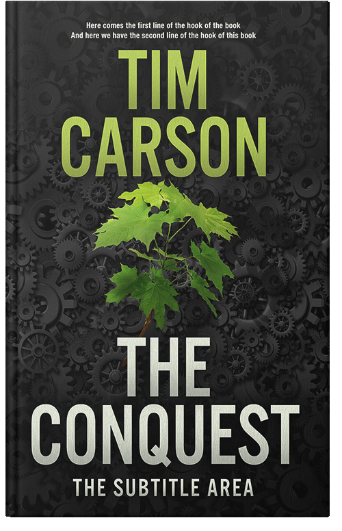 Front view of Log Cabin #4694 - Premade Business Book Cover