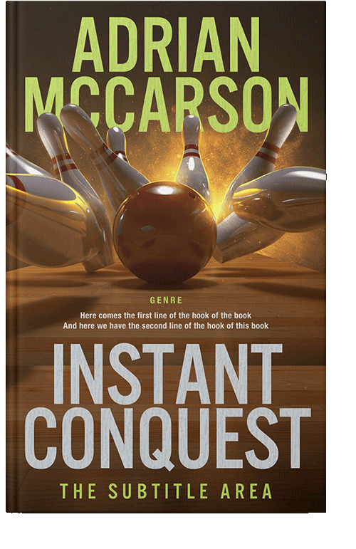 Front view of Punga #4699 - Premade Action & Adventure Book Cover