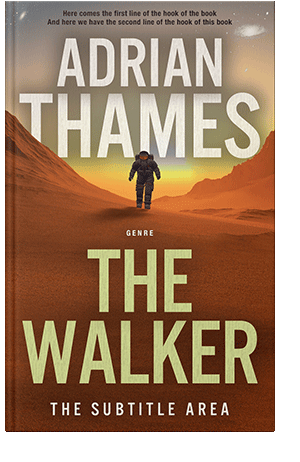 Pre Made Book Cover Nutmeg