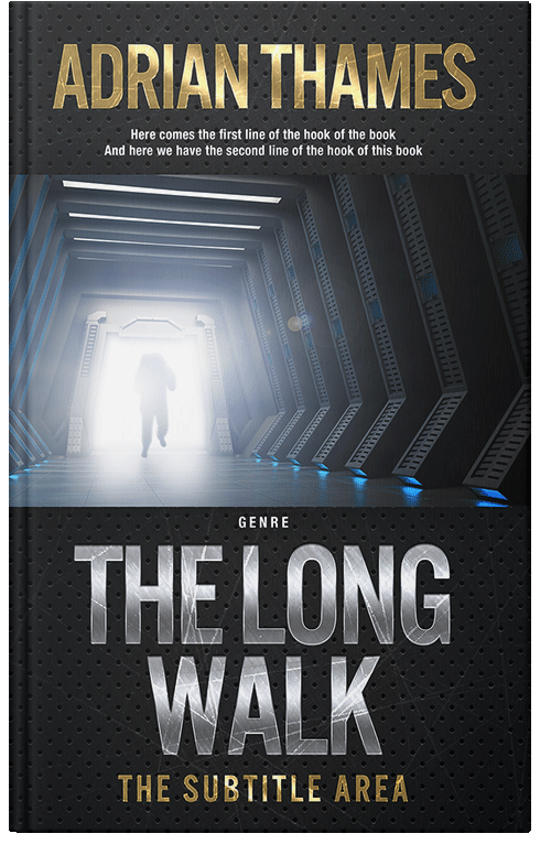 Front view of Cloud #4707 - Premade Science Fiction Book Cover