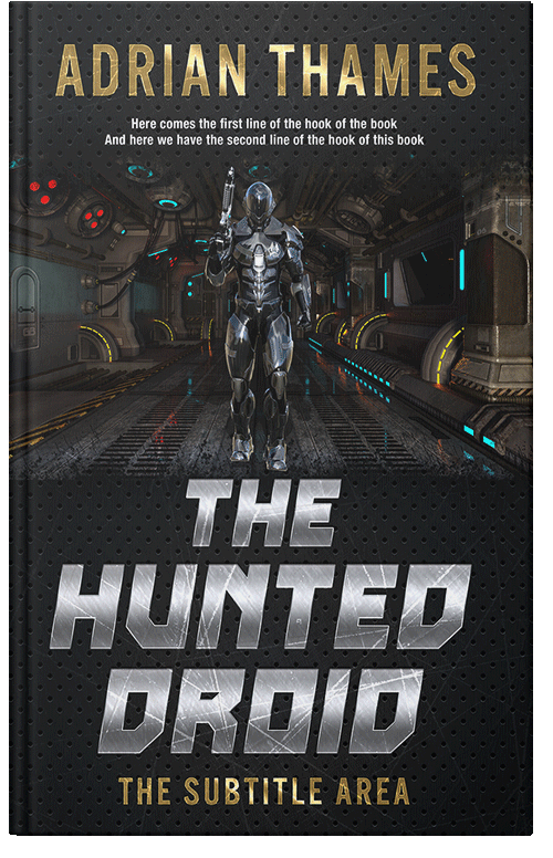 Front view of Thunder #4708 - Premade Apocalyptica Book Cover