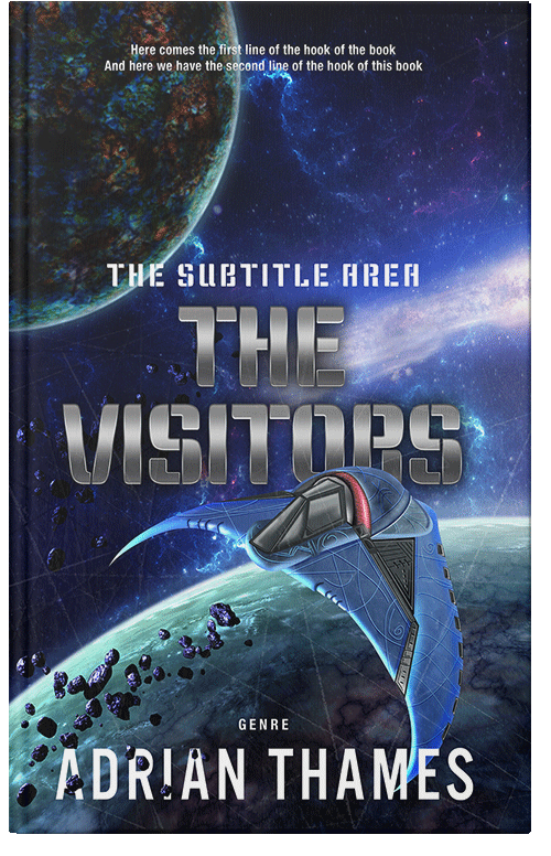 Front view of Big Stone #4711 - Premade Science Fiction Book Cover