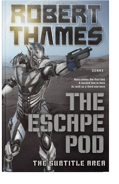 Front view of Tundora #4714 - Premade Science Fiction Book Cover