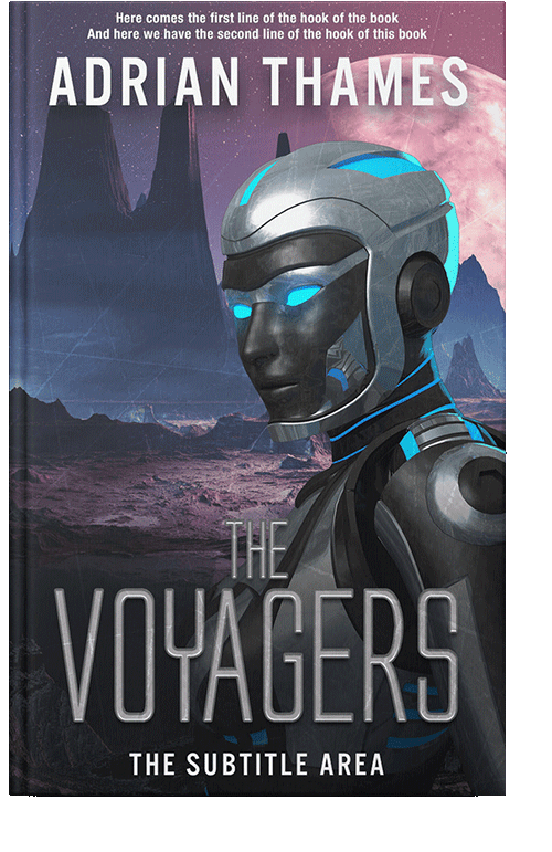 Front view of Tuna #4722 - Premade Science Fiction Book Cover | BookCoverZone