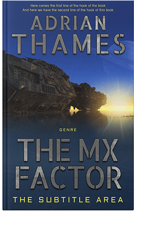 Pre Made Book Cover Cloud Burst