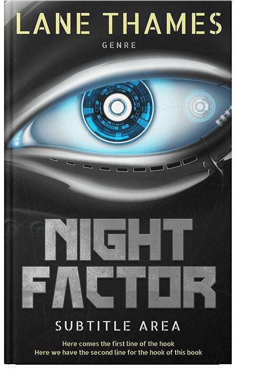 Front view of Pumice #4732 - Premade Science Fiction Book Cover