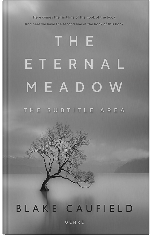 Front view of Premade Mystery & Thriller & Suspense Book Cover - Gray