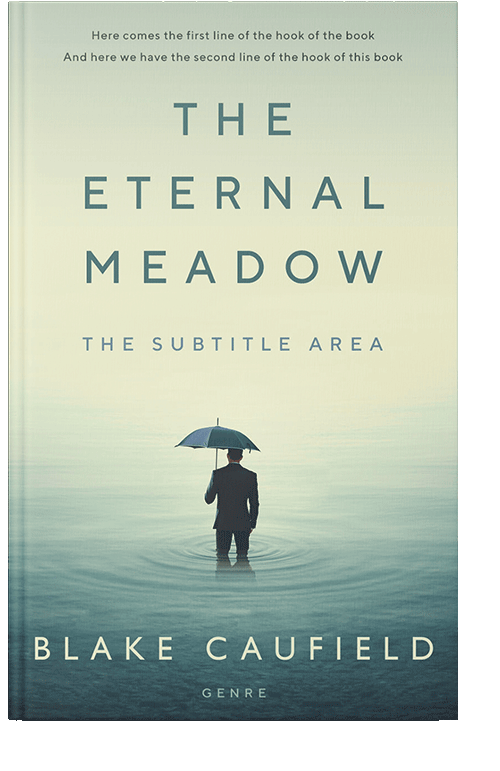 Front view of Kidnapper #4741 - Premade Abstract Book Cover