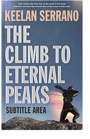 Pre Made Book Cover Blue Bayoux