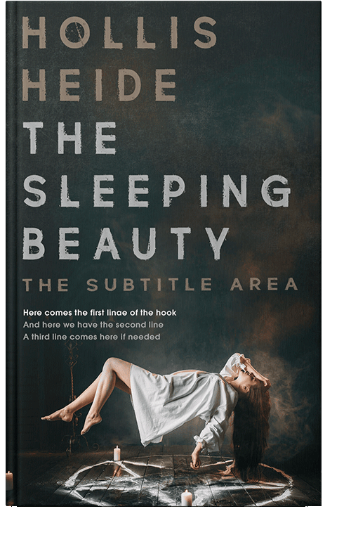 Front view of Outer Space #4791 - Premade Horror Book Cover