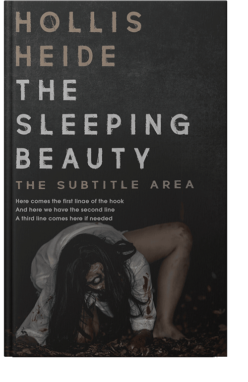 Front view of Cod Gray #4792 - Premade Horror Book Cover