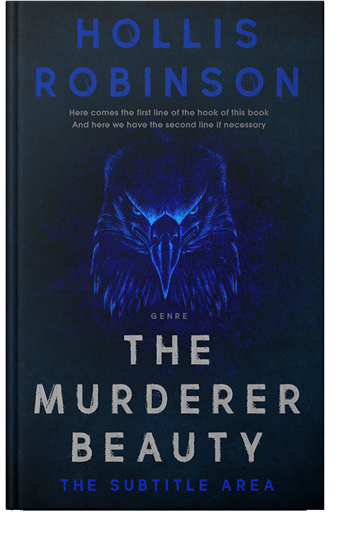 Front view of Black Pearl #4793 - Premade Horror Book Cover