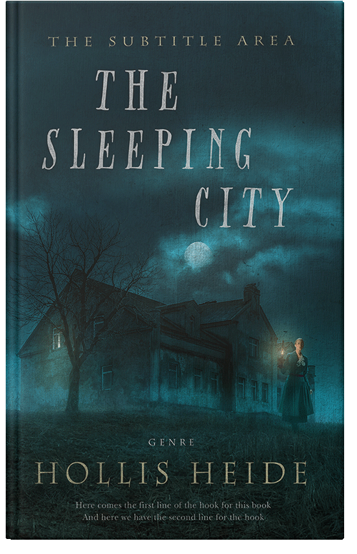 Front view of Premade Horror Book Cover - Firefly