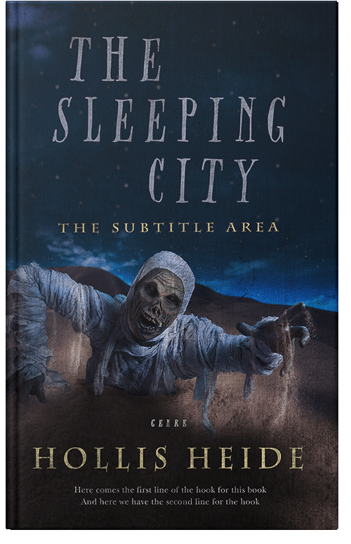 Front view of Premade Horror Book Cover - Mirage