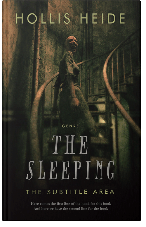 Front view of Premade Horror Book Cover - Marshland