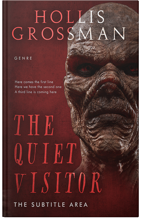 Front view of Cedar #4808 - Premade Horror Book Cover