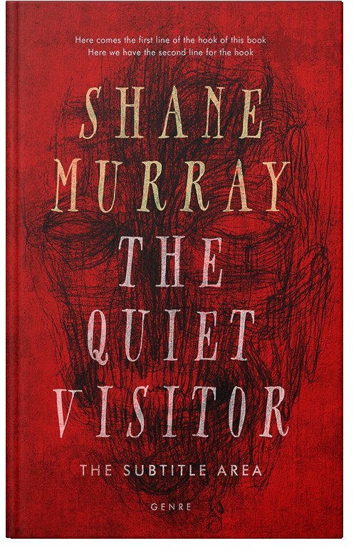 Front view of Premade Abstract Book Cover - Totem Pole