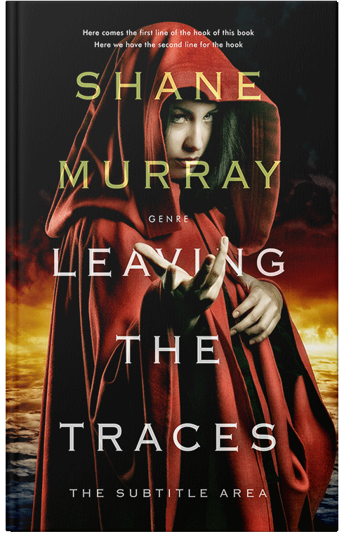 Front view of Crowshead #4823 - Premade Fantasy Book Cover