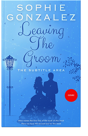 Pre Made Book Cover Cornflower Blue