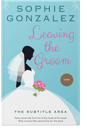 Pre Made Book Cover Cornflower