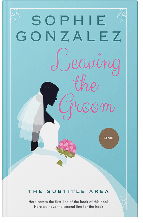 Front view of Premade Romance Book Cover - Cornflower