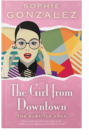 Pre Made Book Cover Can Can