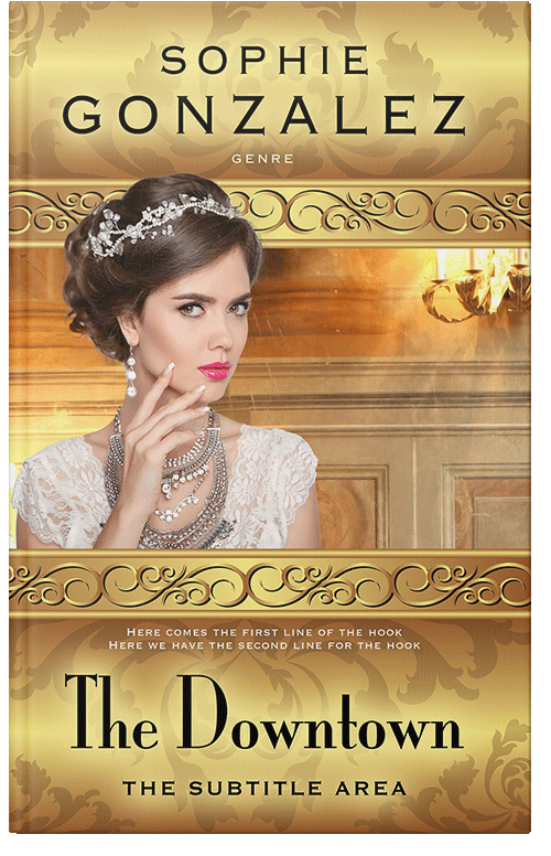 Front view of Premade Romance Book Cover - Whiskey