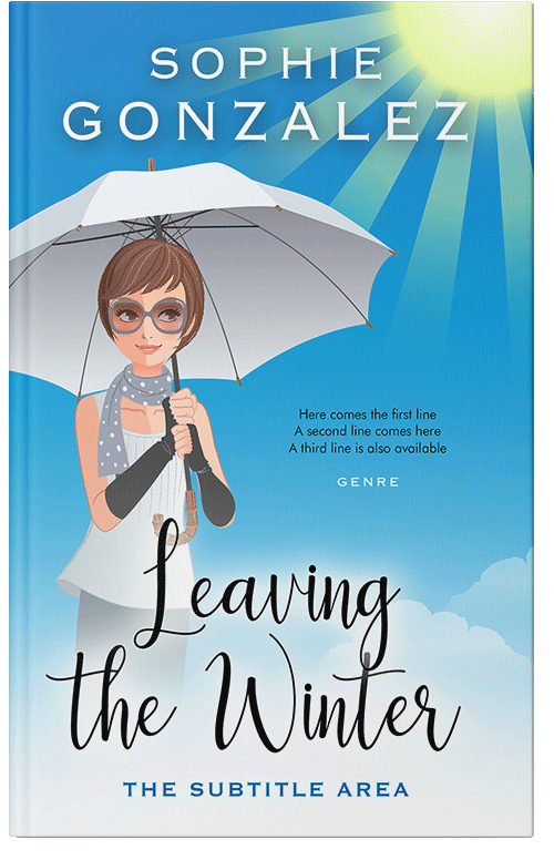 Front view of Denim #4838 - Premade Teen & Young Adult Book Cover