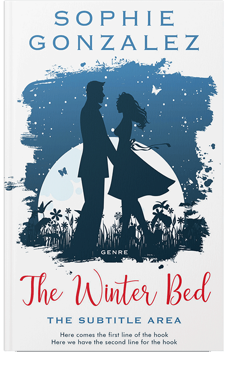 Front view of Blumine #4839 - Premade Romance Book Cover