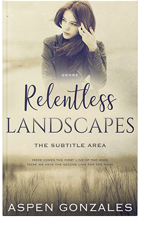 Pre Made Book Cover Stark White