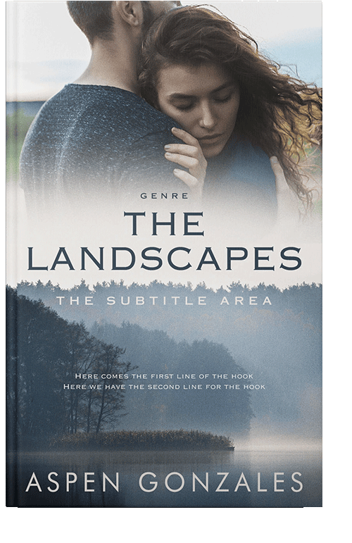 Front view of Silver Sand #4851 - Premade Romance Book Cover