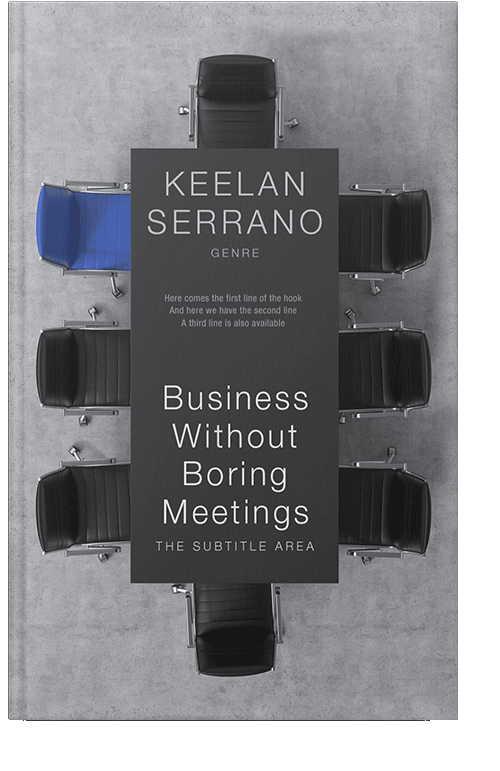 Front view of Gray Chateau #4853 - Premade Self-Improvement & Self-Help Book Cover