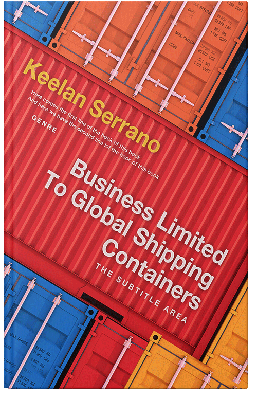 Front view of Premade Business Book Cover - Valencia