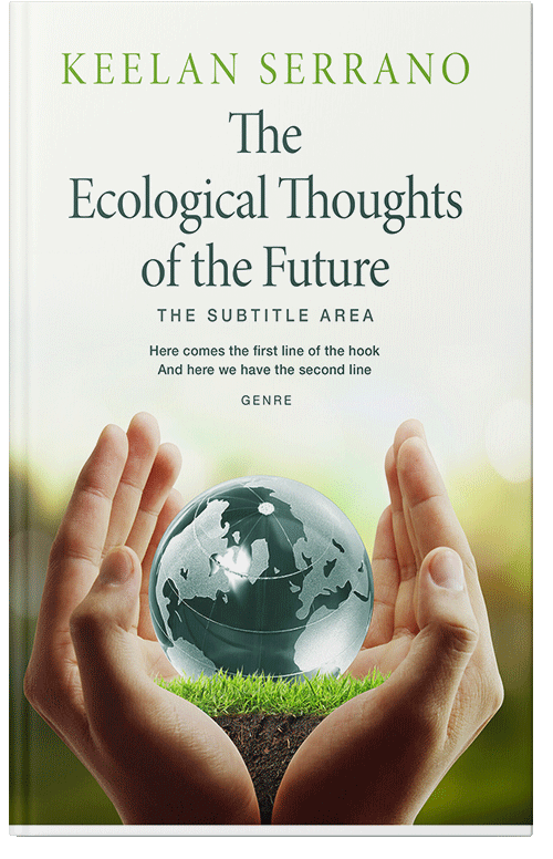 Front view of Satin Linen #4855 - Premade Science & Nature Book Cover