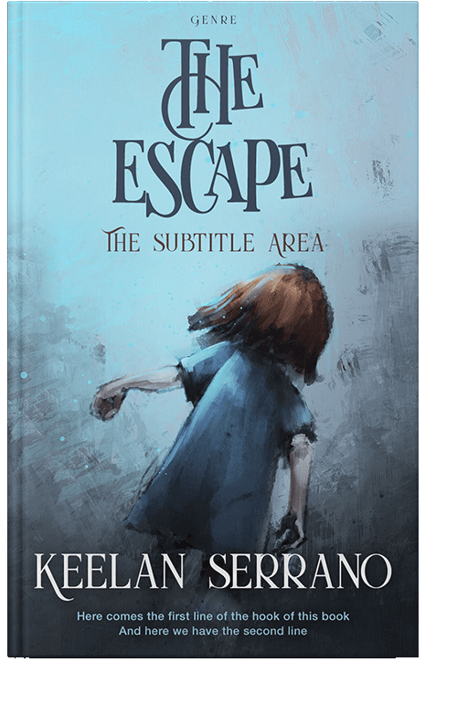 Front view of Half Baked #4861 - Premade Surreal Book Cover