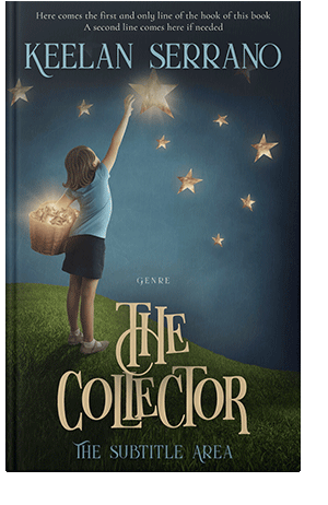 Pre Made Book Cover Outer Space