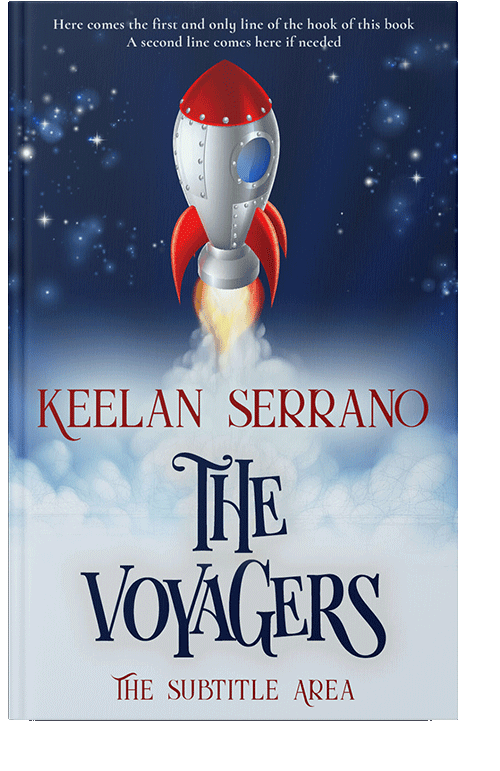 Front view of Geyser #4869 - Premade Science Fiction Book Cover